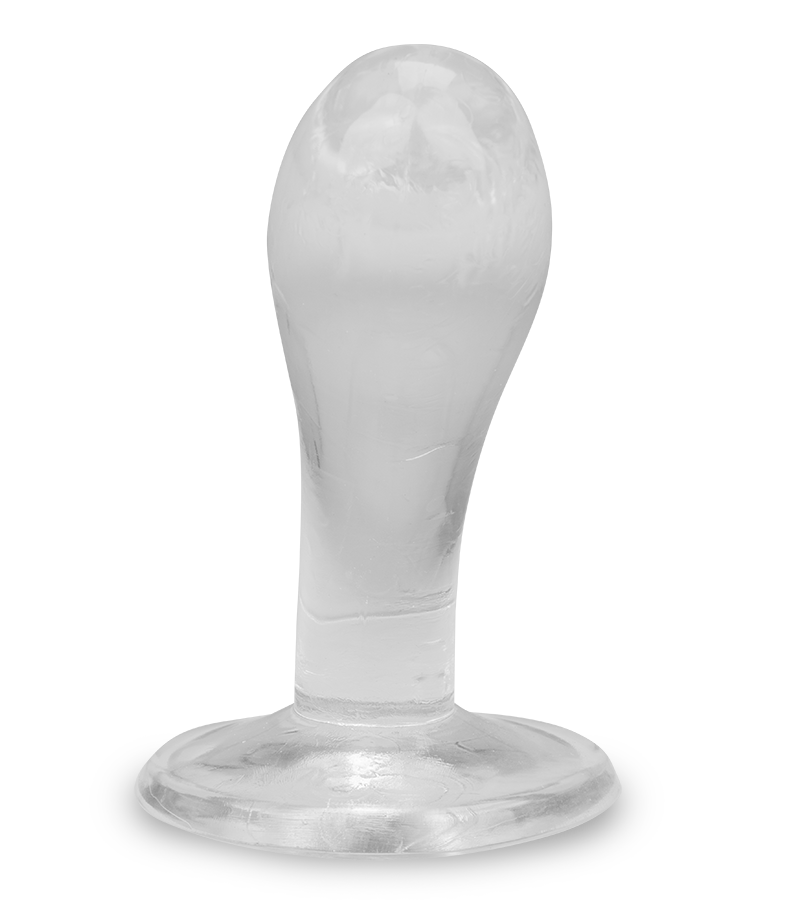 Fuzzy suction cup prostate massager