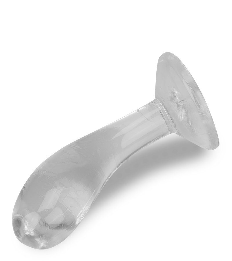 Fuzzy suction cup prostate massager