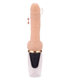 Gabriel telescopic and heated vibrating dildo