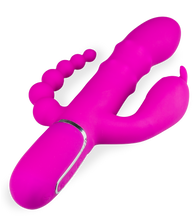 Load image into Gallery viewer, Garden Party triple stimulation rabbit vibrator