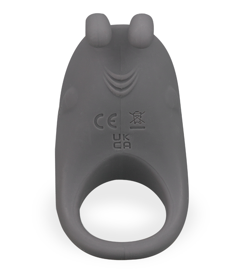 Generous silicone vibrating cock ring