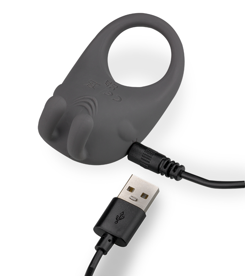 Generous silicone vibrating cock ring