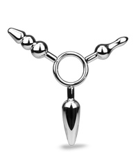 Load image into Gallery viewer, Geode triple metal butt plug