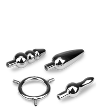 Load image into Gallery viewer, Geode triple metal butt plug