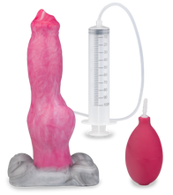Load image into Gallery viewer, German Shepherd ejaculating dog dildo