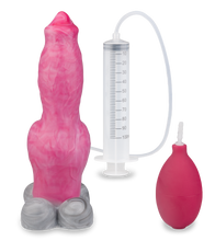 Load image into Gallery viewer, German Shepherd ejaculating dog dildo