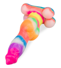 Load image into Gallery viewer, German Shepherd glow-in-the-dark suction-cup dog dildo