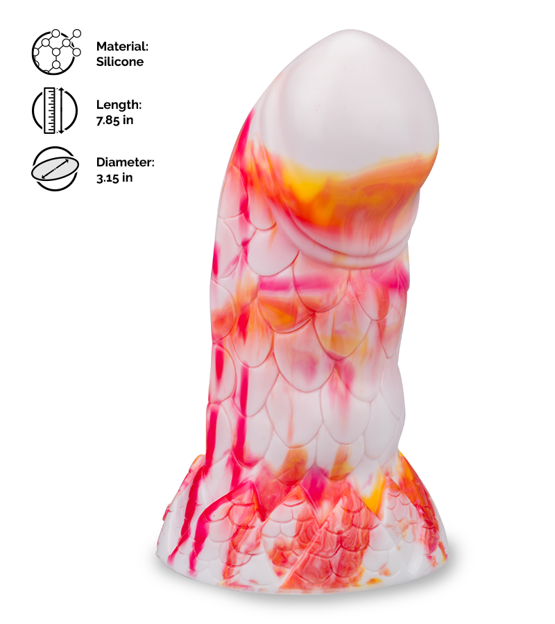 Giant fantasy suction cup dildo