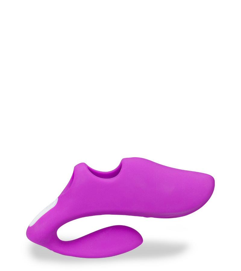 Ginger remote-controlled double-stimulation finger vibrator