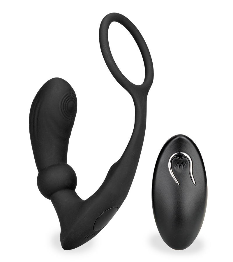 Gio throbbing prostate massager with cock ring