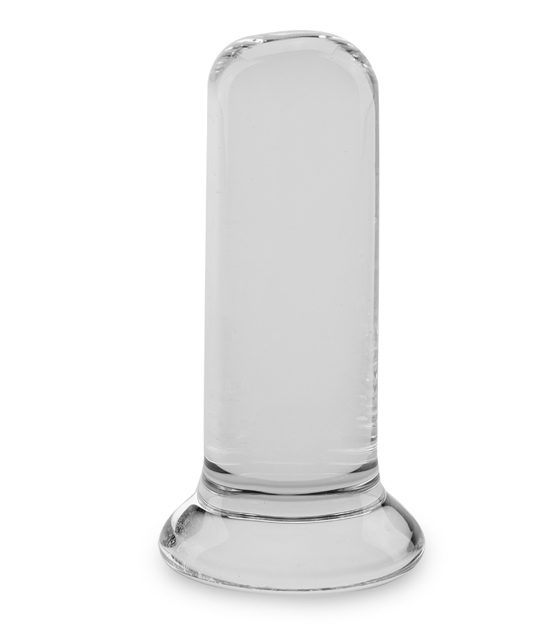 Glass anal plug 3.75 inches