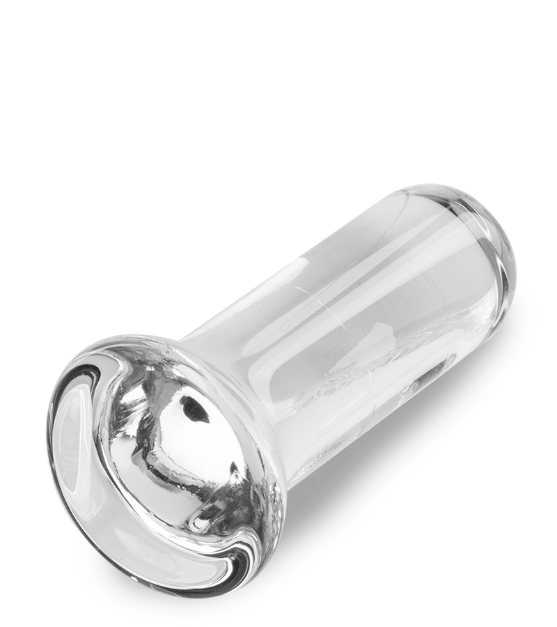 Glass anal plug 3.75 inches