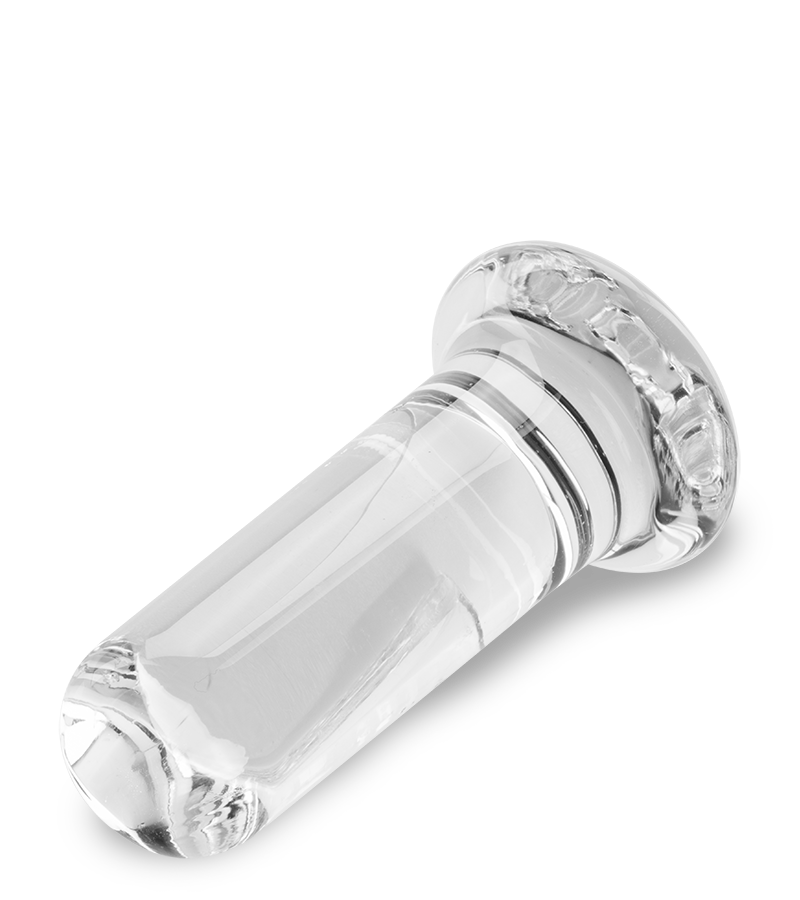 Glass anal plug 3.75 inches