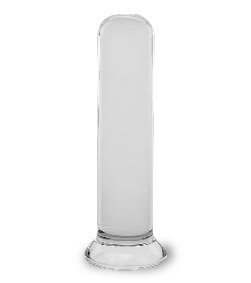 Glass anal plug 6.00 inches