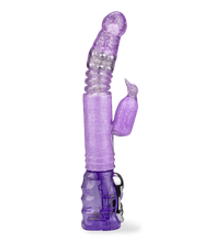 Load image into Gallery viewer, Glitter Penguin up and down rabbit vibrator