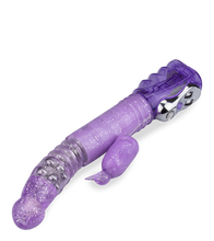 Load image into Gallery viewer, Glitter Penguin up and down rabbit vibrator