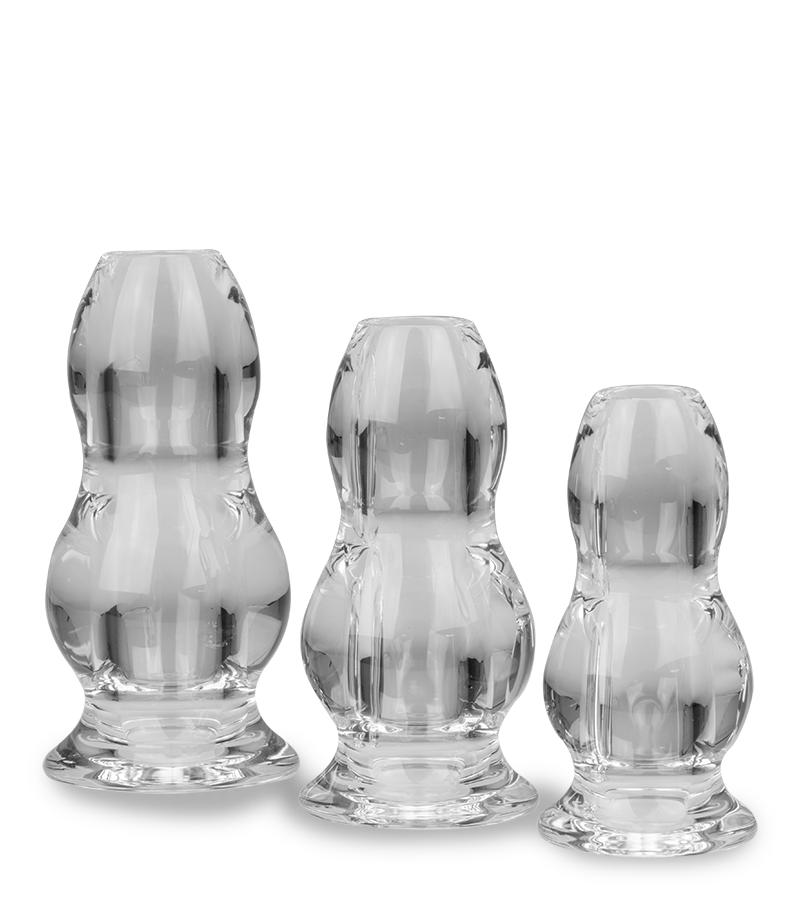 Glyp set of 3 tunnel anal plugs