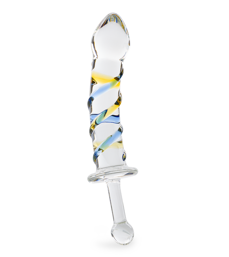 Goddess glass dildo