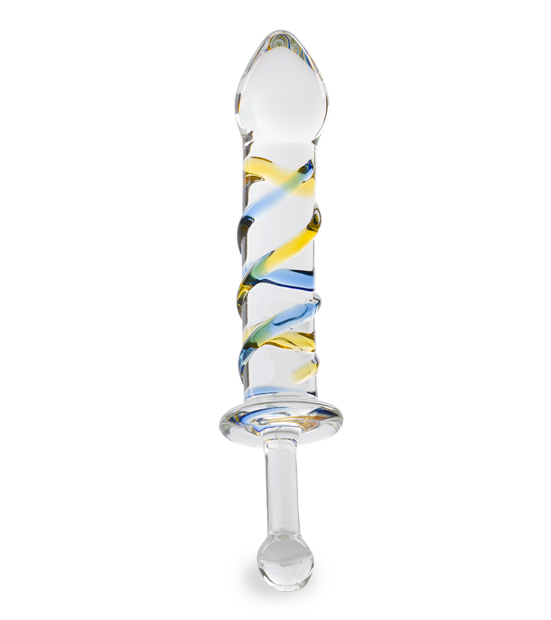 Goddess glass dildo