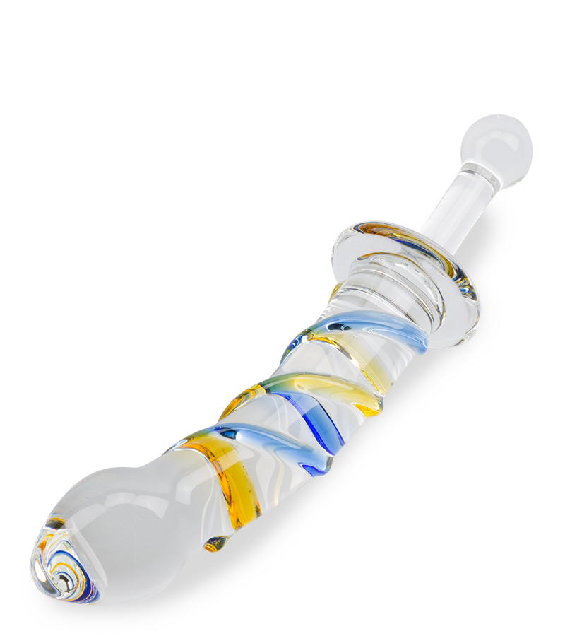 Goddess glass dildo
