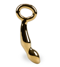 Load image into Gallery viewer, Gold Digger glass dildo