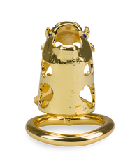 Load image into Gallery viewer, Golden Ox Chinese zodiac penis chastity cage