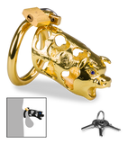 Golden Ox Chinese zodiac penis chastity cage