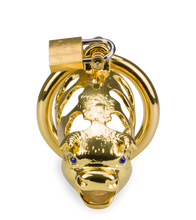 Load image into Gallery viewer, Golden Ox Chinese zodiac penis chastity cage