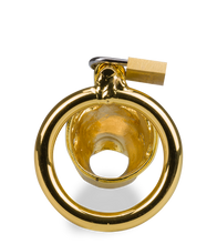 Load image into Gallery viewer, Golden Ox Chinese zodiac penis chastity cage