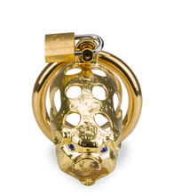 Load image into Gallery viewer, Golden Pig Chinese zodiac penis chastity cage