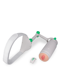 Load image into Gallery viewer, Hands-free masturbator belt with vagina sleeve
