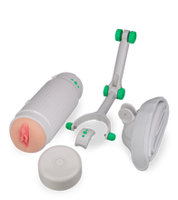 Load image into Gallery viewer, Hands-free masturbator belt with vagina sleeve