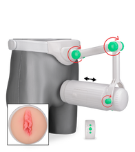 Load image into Gallery viewer, Hands-free masturbator belt with vagina sleeve