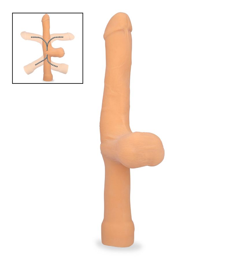 Harry bendable dildo with handle