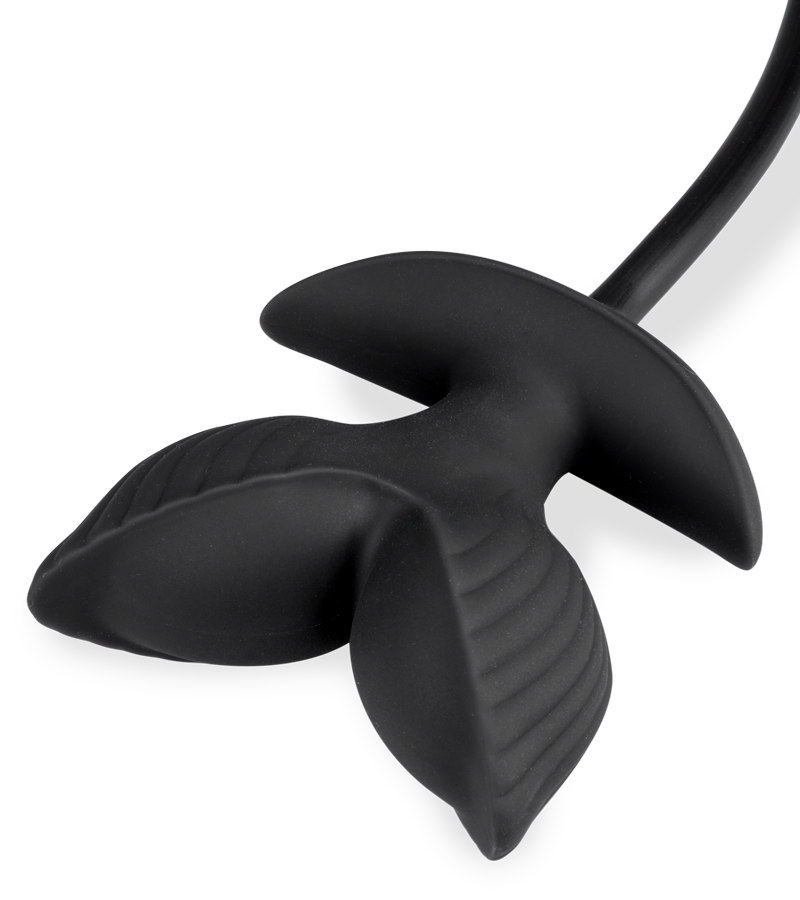 Hatch vibrating inflatable silicone plug