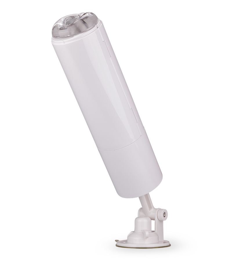 Heated blow job masturbator with audio function