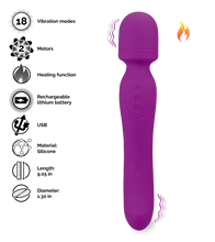 Load image into Gallery viewer, Heaven 2-in-1 wand vibrator