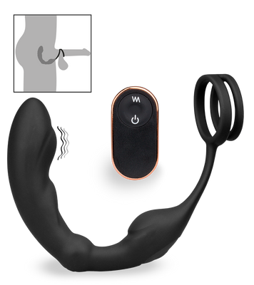 Hedonism vibrating prostate massager and cock ring