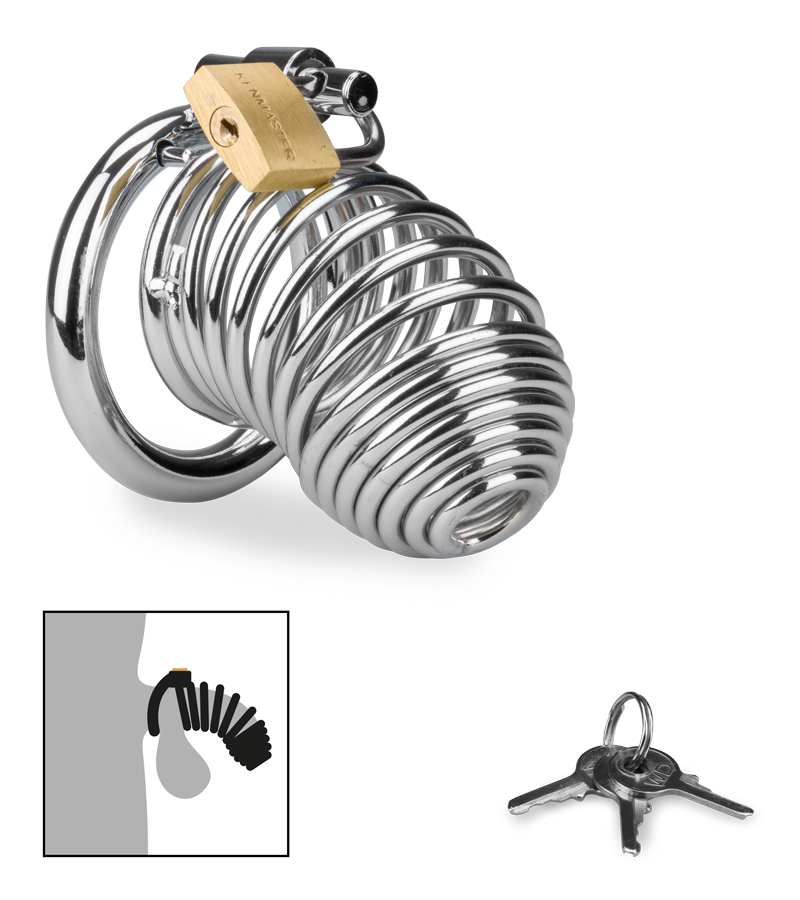 Hell Spiral cock cage