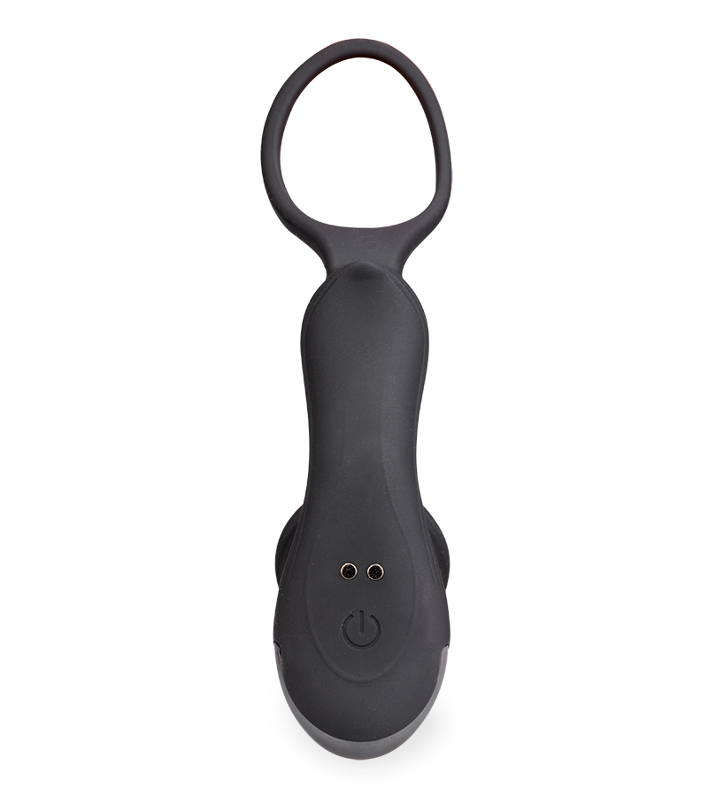 Hera vibrating and thrusting anal plug with cock ring