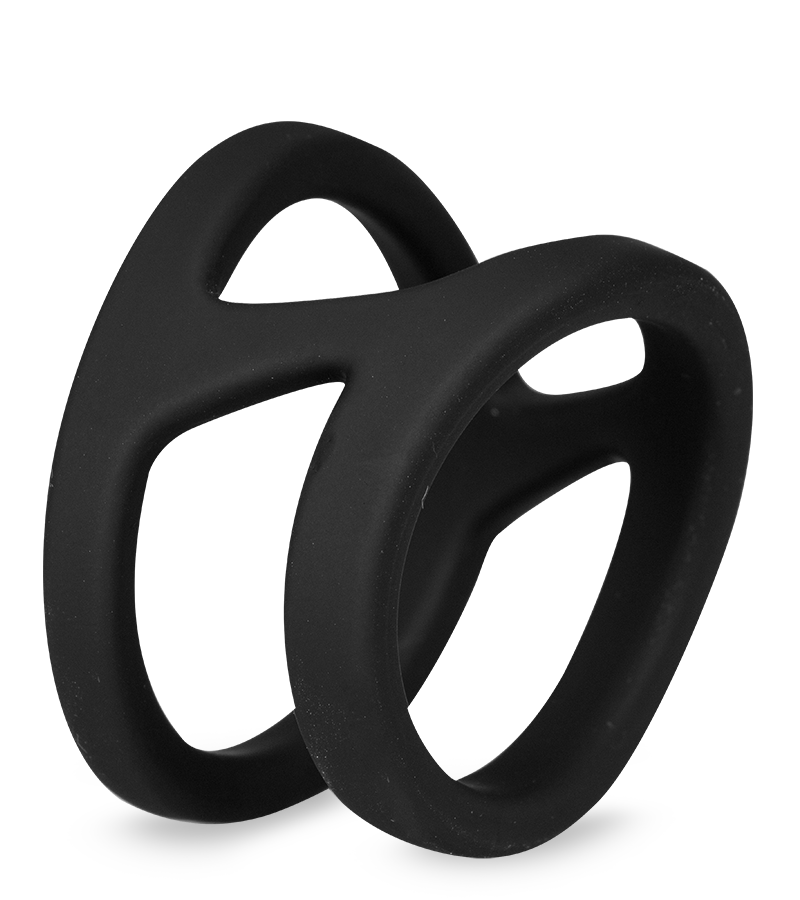 Herman double cock ring