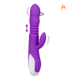 Hermann rotating and thrusting rabbit vibrator with heating function