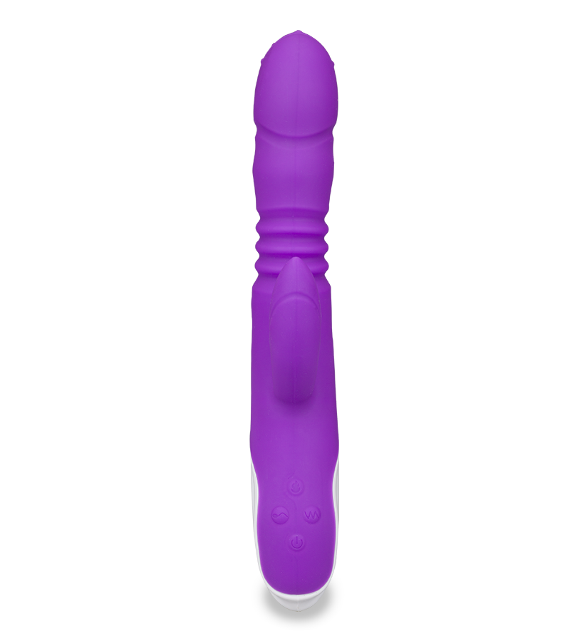 Hermann rotating and thrusting rabbit vibrator with heating function