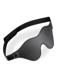 Load image into Gallery viewer, High-coverage faux leather BDSM mask
