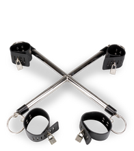 Load image into Gallery viewer, Hogtie crossbar wrist and ankle restraints