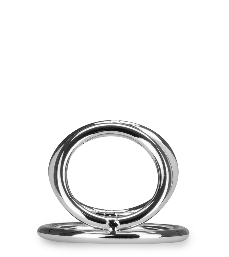 Holdy stainless steel triple cock ring