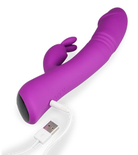 Load image into Gallery viewer, Holiday thrusting rabbit vibrator