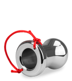 Hollow anal plug with withdrawal string