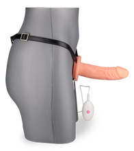 Load image into Gallery viewer, Hollow vibrating strap on harness 10 modes