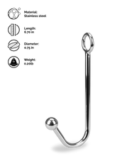 Load image into Gallery viewer, Hooky small anal hook